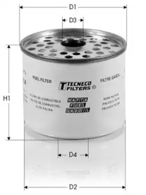 TECNECO FILTERS gs014 -  Топливный фильтр